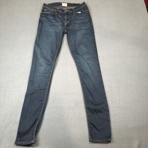 HUDSON KRISTA SUPER SKINNY Low Rise  Denim Jeans Size 26 Low Rise